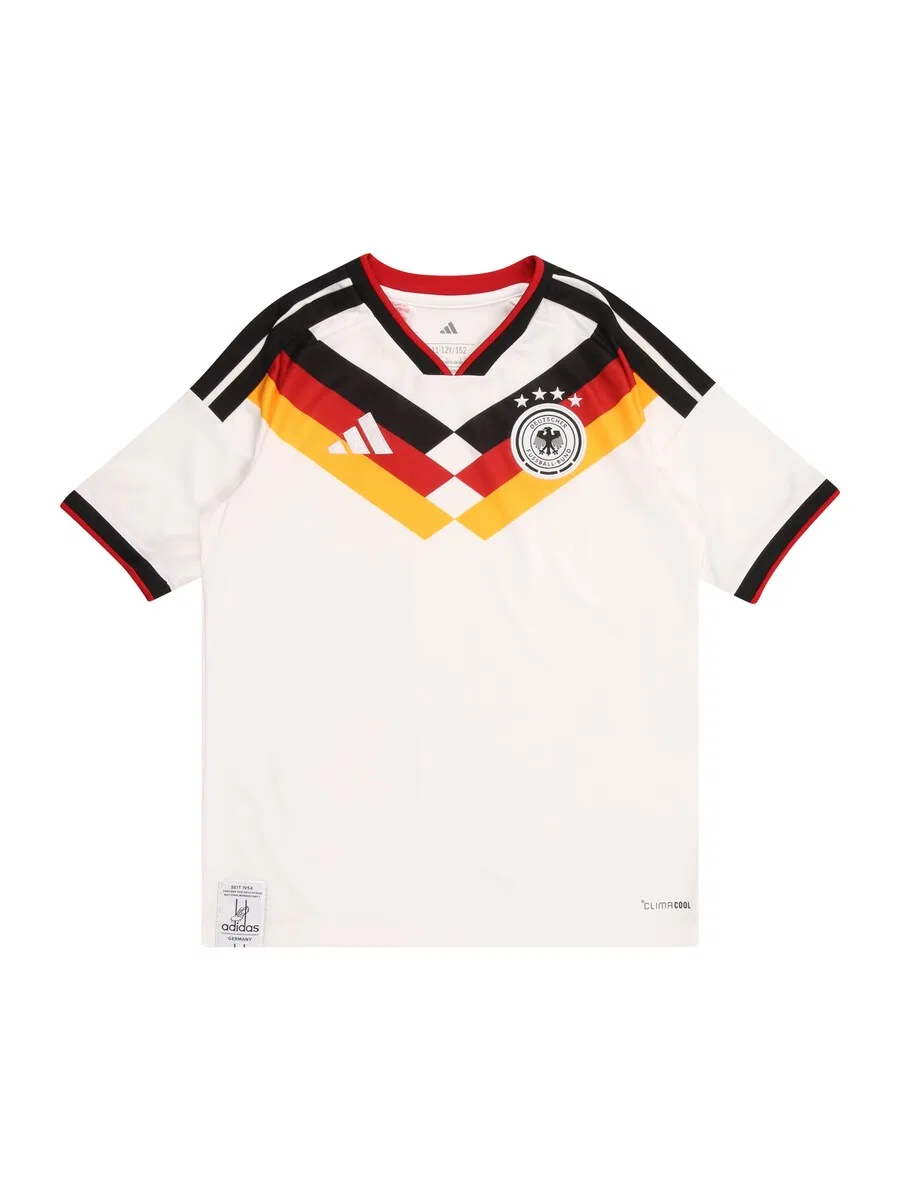 Футболка ADIDAS PERFORMANCE Performance Shirt 'Deutschland 26' белого цвета
