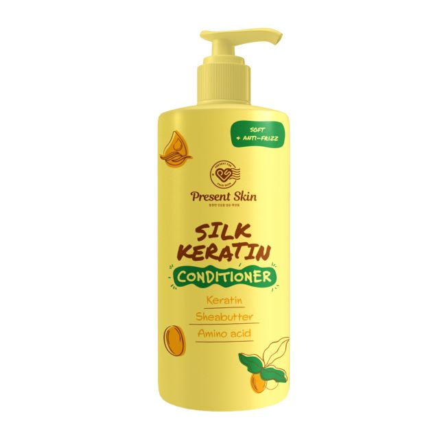

Кондиционер для волос с шелковым кератином Present Skin, 500 мл