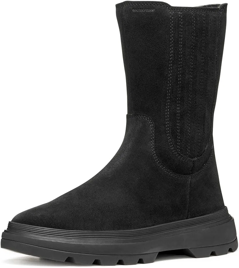 Детские ботинки для девочек с принтом J Kiddartah Girl Wpf Geox, Black — фото 3