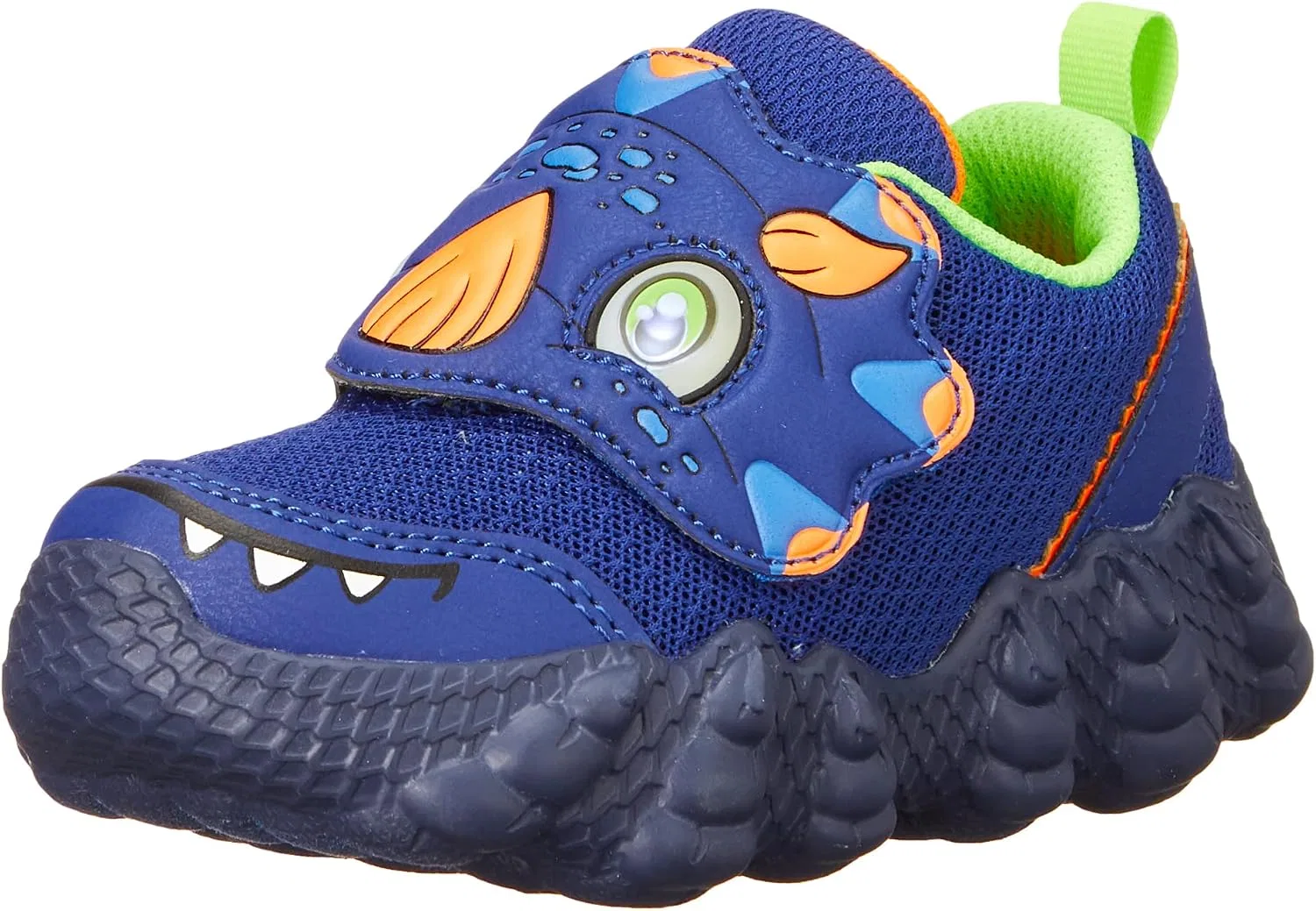 Детские кроссовки для мальчиков со светящейся подошвой Skech-o-Saurus Skechers, Royal/Orange