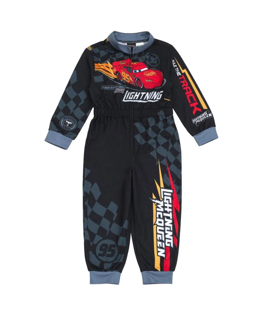 Комбинезон-молния с принтом Lightning McQueen Cars, Mcqueen Racing Black