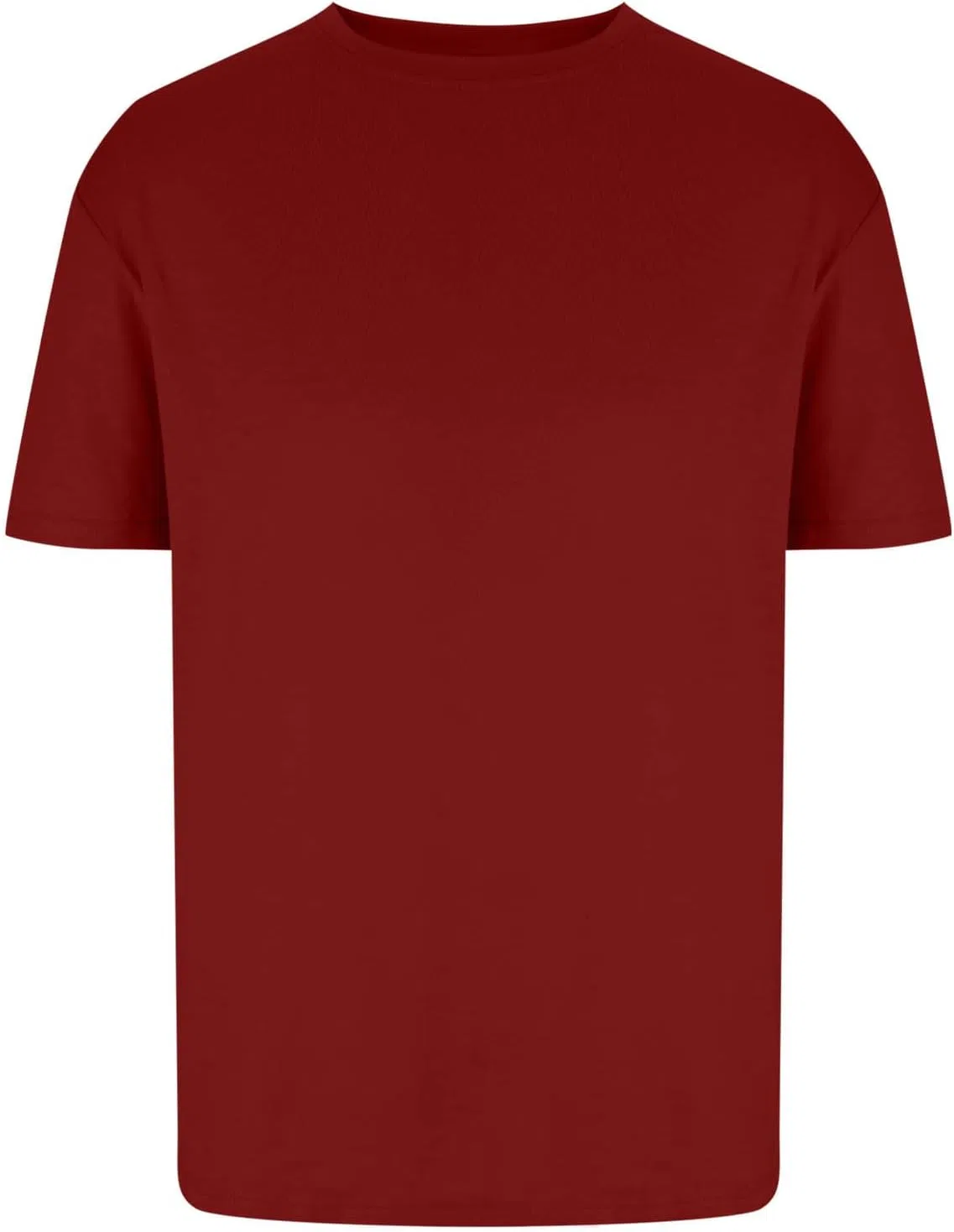 Мужская футболка базовый крой Crewneck Red — фото 3