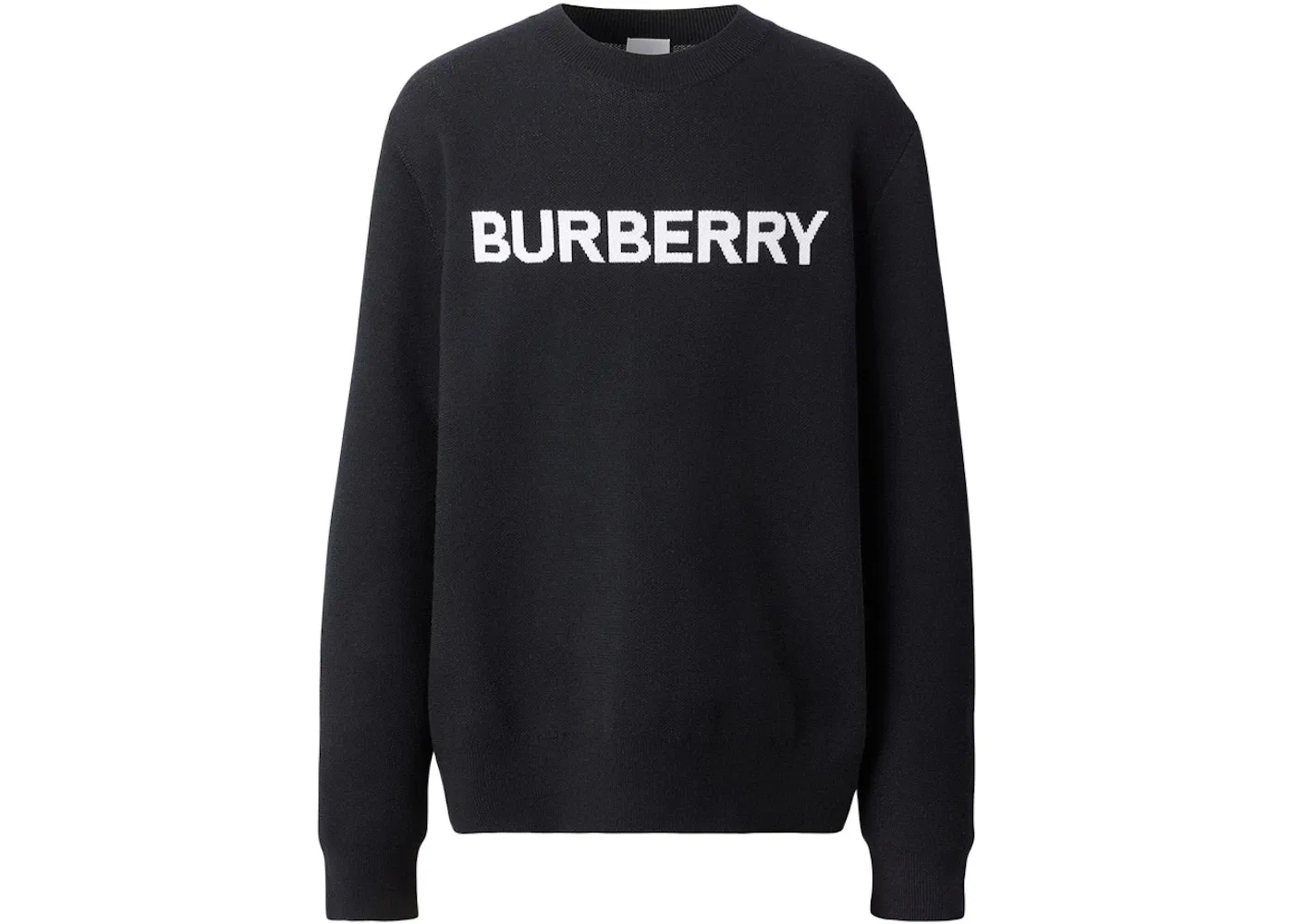 Мужской свитер с интарсией Burberry, Coal Blue