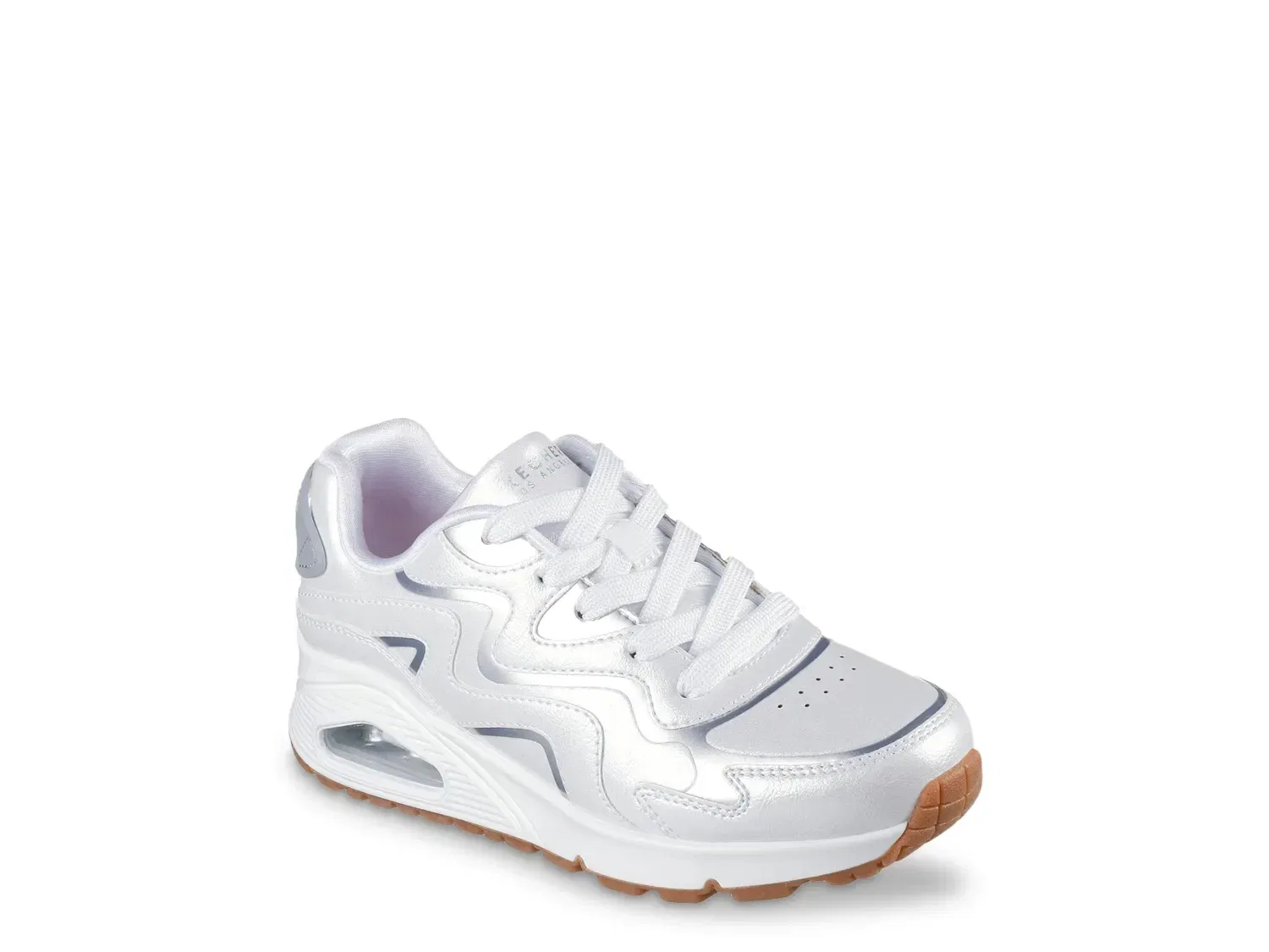 Кроссовки Uno Gen1 Wavy Shimmer, Skechers, белый/серебристый