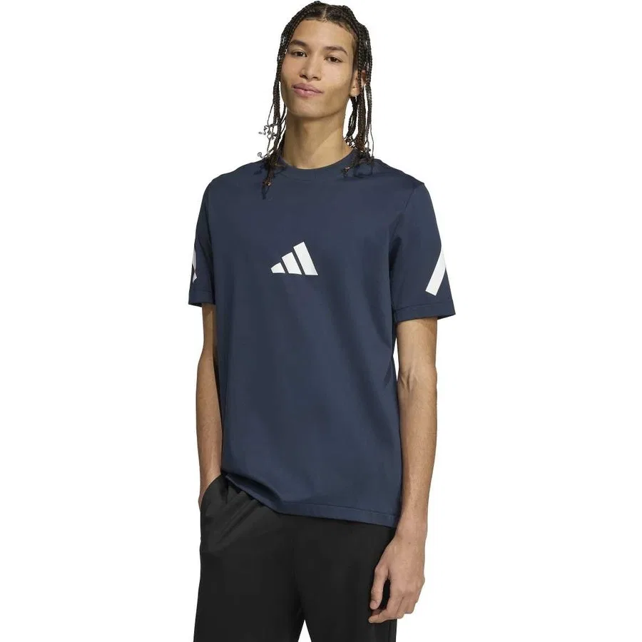 Футболка спортивная с круглым вырезом Z.N.E. adidas, Темно-синий