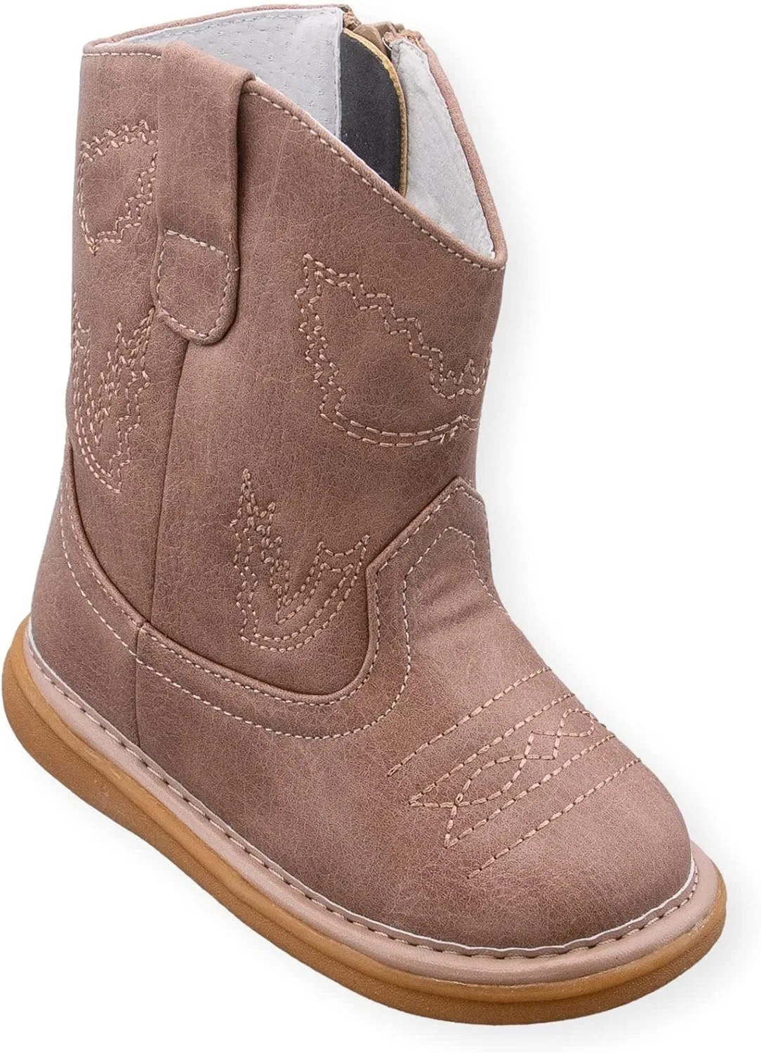 Детские ботинки со звуковым вкладышем Wee Squeak, Western Beige