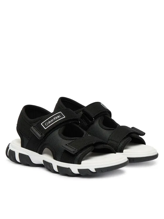 Сандалии Velcro Sandal Calvin Klein, черный — фото 2