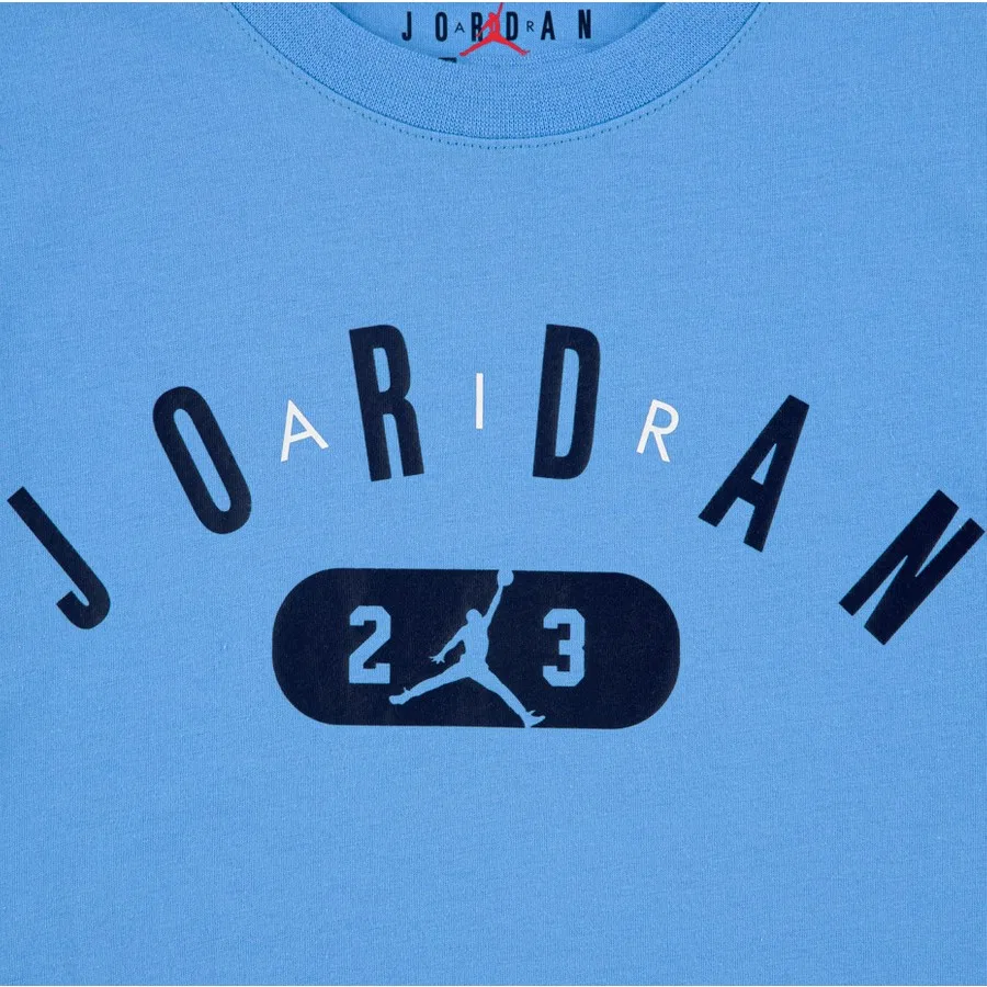 Детская футболка с длинным рукавом Jordan Brand Arch Nike, Синий — фото 2