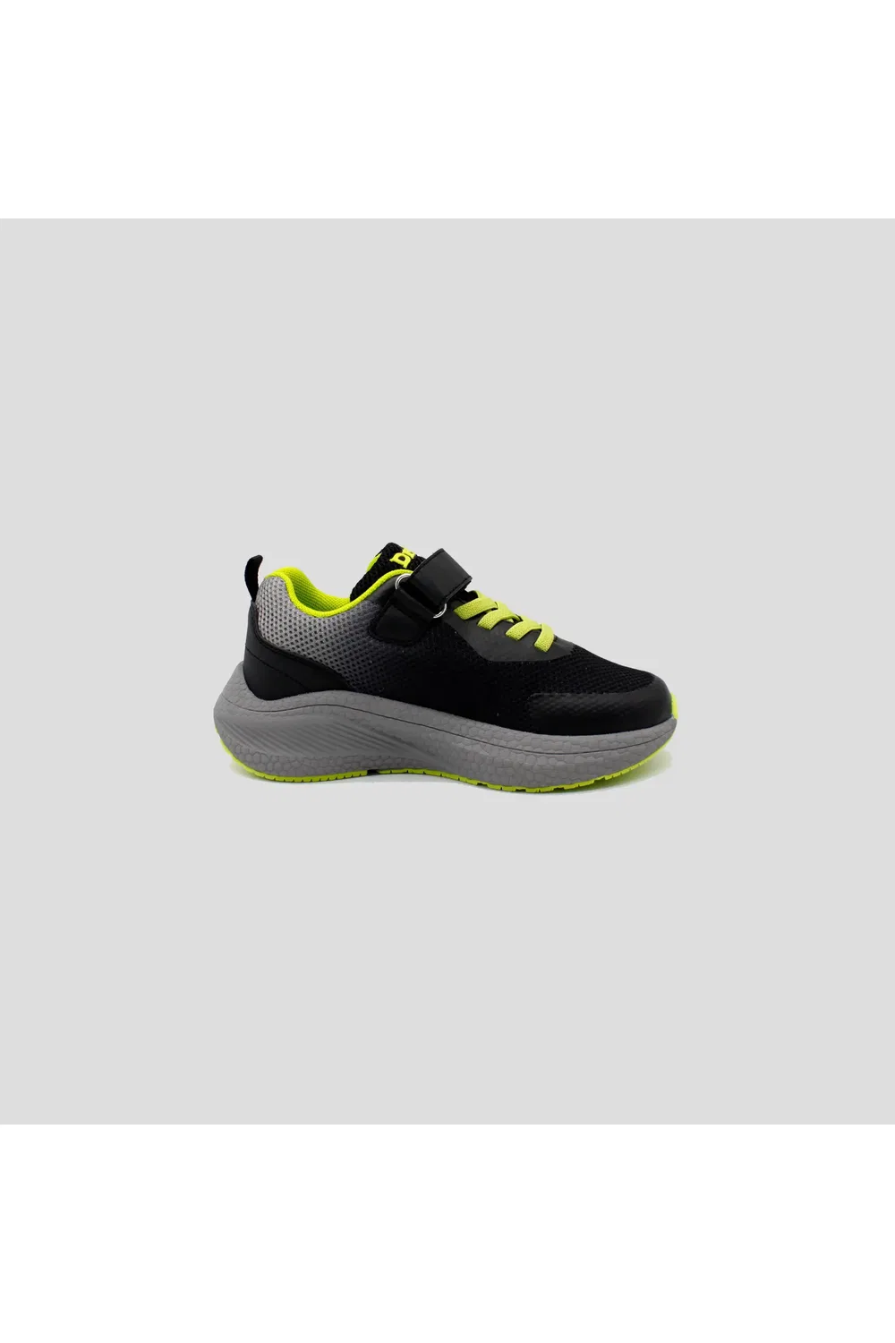 Детские кроссовки адаптивные Turbo DrD Kids Footwear, Black/Lime