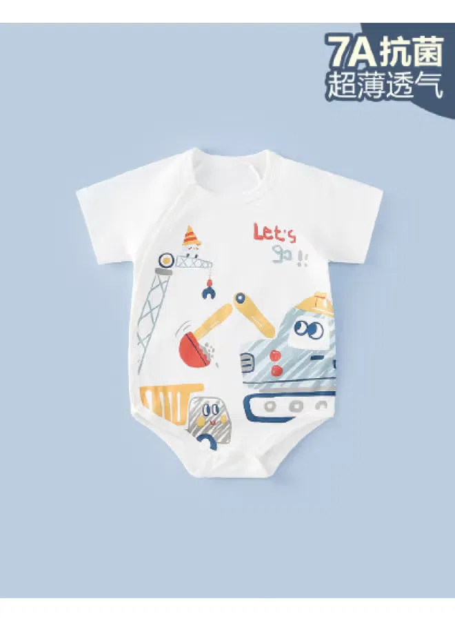Боди-комбинезон с коротким рукавом, модель Baby, Doxiluka, игривый инженерный