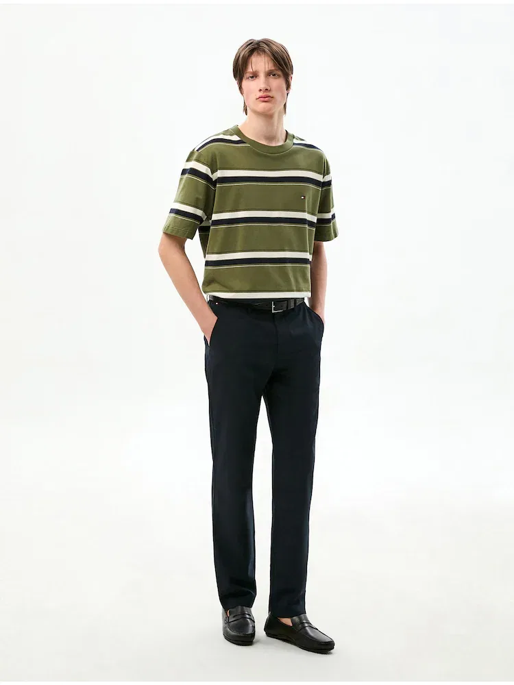 Брюки-слим из полиэстера Denton Fit TOMMY HILFIGER, Navy