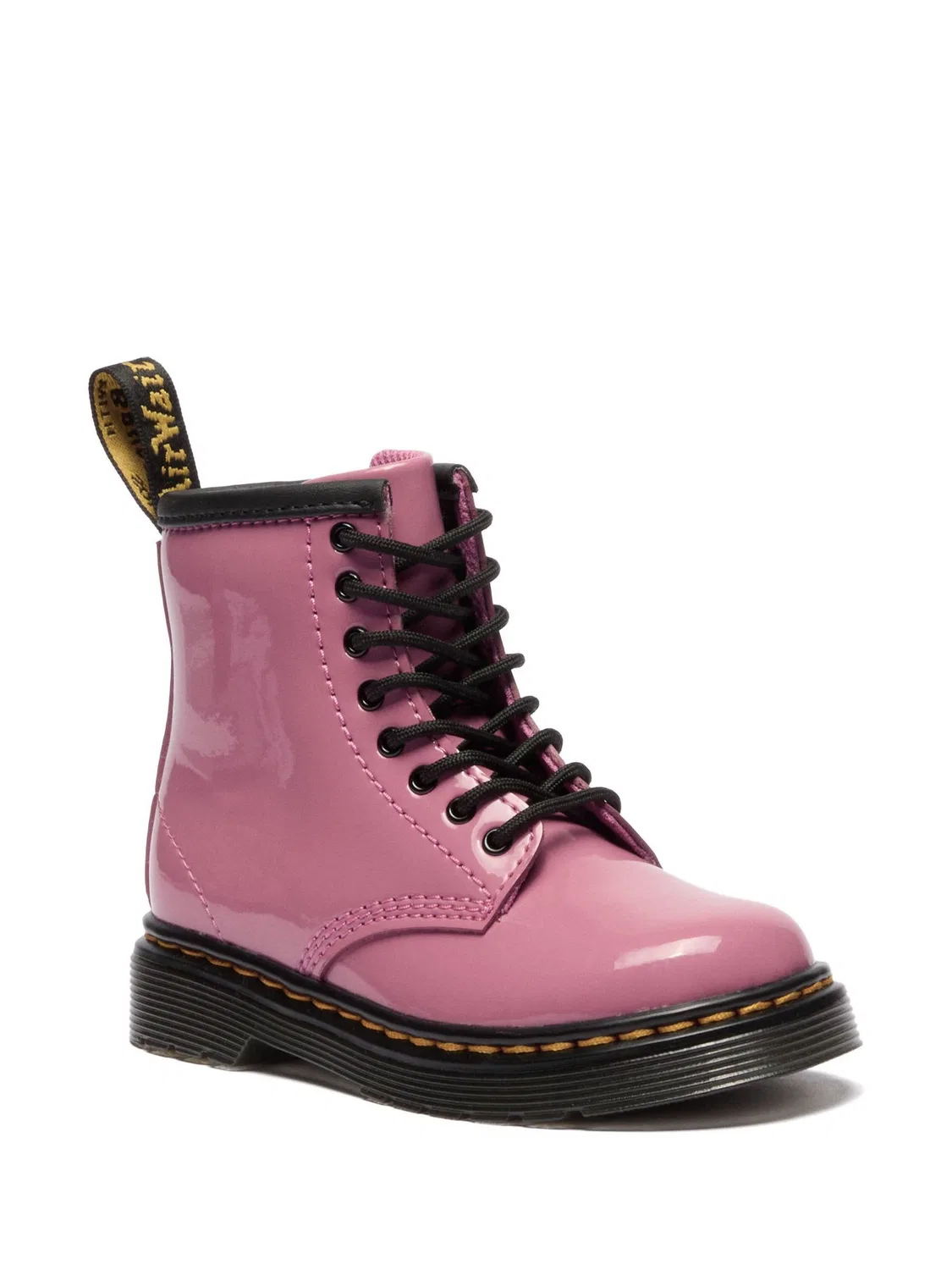 Ботинки Dr. Martens 1460 Patent Lamper, розовый