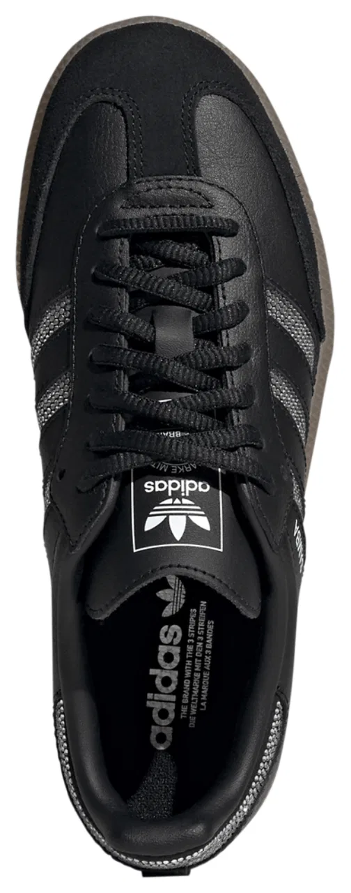 Кроссовки для девочек Samba OG Adidas, цвет Core Black/Silver/Core Black — фото 4