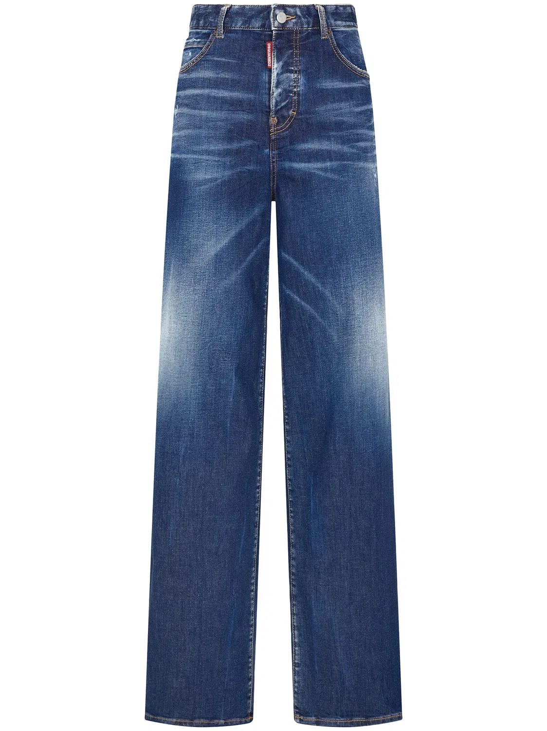 Джинсы широкого кроя DSQUARED2, синий