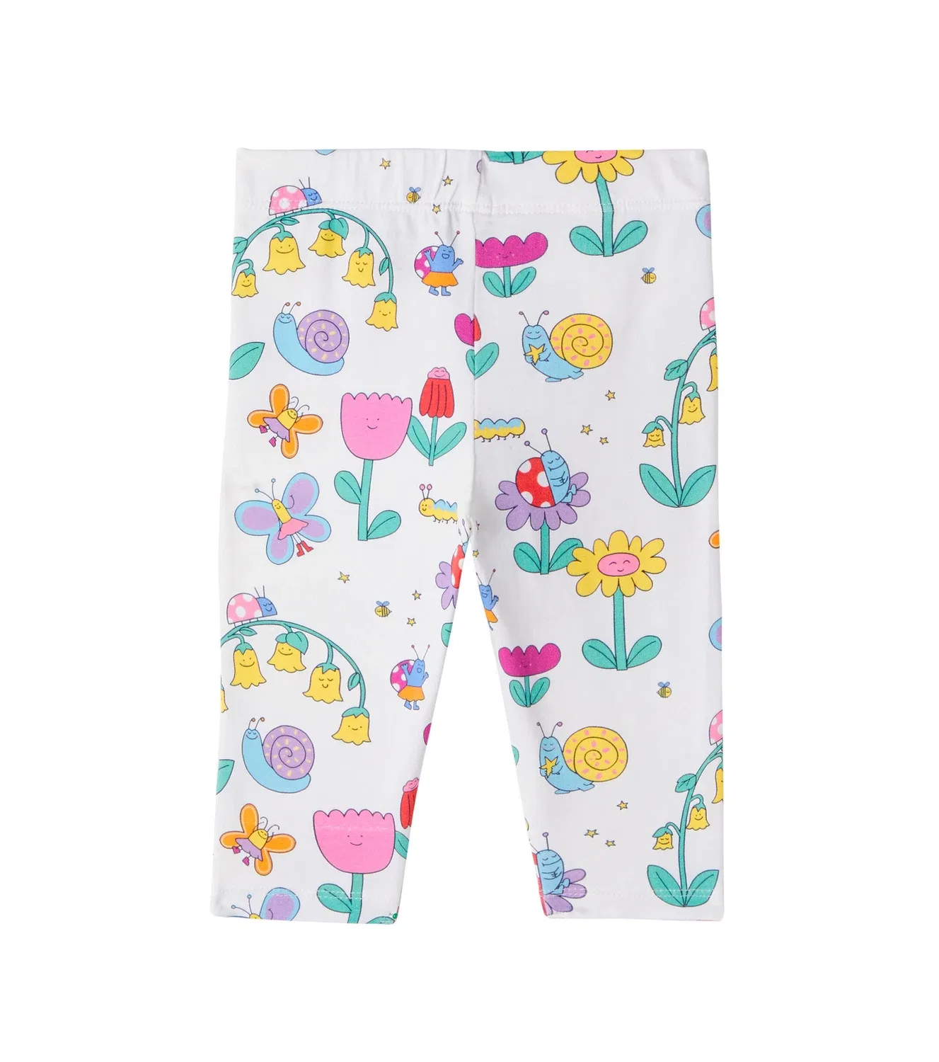 Леггинсы хлопковые Bug House Stella Mccartney Kids, белый — фото 2