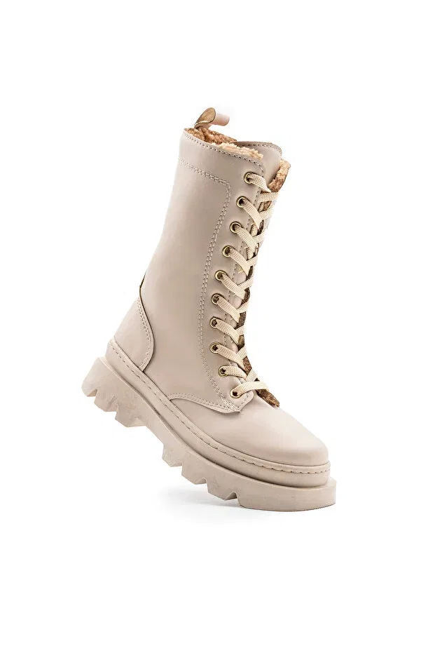 Детские ботинки для девочек водонепроницаемые Lucky Collection, Beige