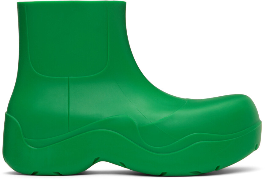 

Зеленые ботинки челси Matte Puddle Bottega Veneta, Зеленый, Зеленые ботинки челси Matte Puddle Bottega Veneta