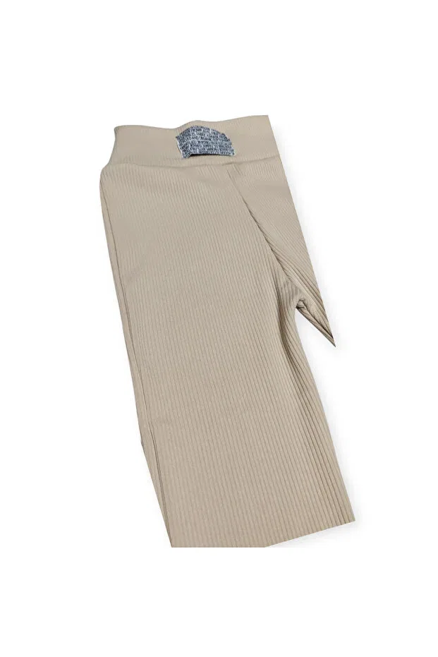 Детские леггинсы для девочек с расклешенной штаниной Krn Moda, Coffee With Milk — фото 3