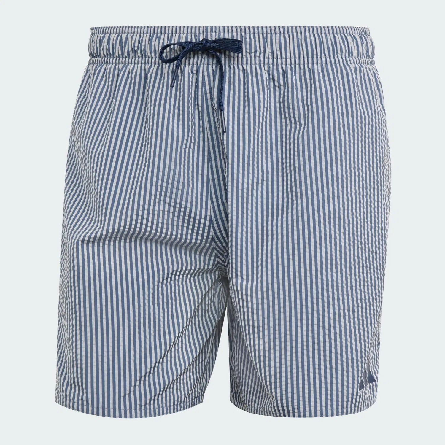 Мужские плавки из сисака с полосками Adidas, Weiß Balticblau — фото 2