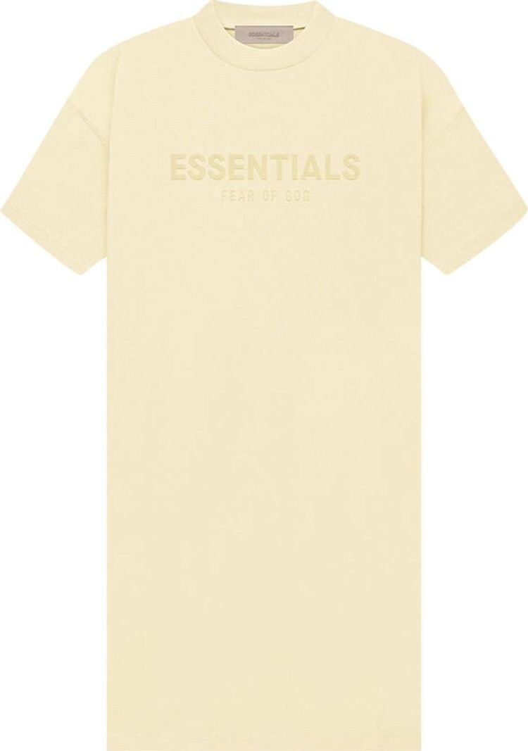 

Платье Fear of God Essentials Tee Dress 'Canary', кремовый, Бежевый, Платье Fear of God Essentials Tee Dress 'Canary', кремовый