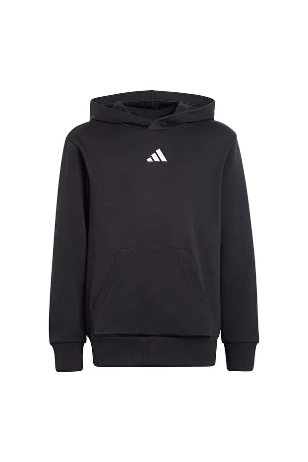 Детское худи для девочек с капюшоном Essentials Adidas, Black-White