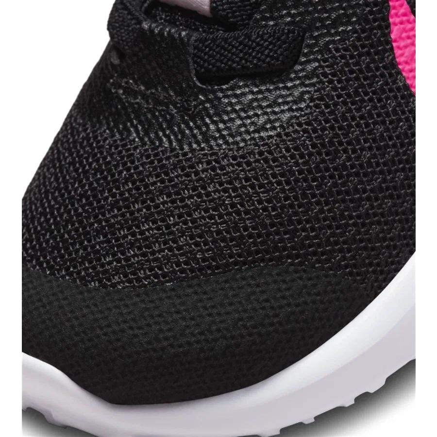 Кроссовки детские с принтом Nike Revolution 6 NN, Черный — фото 4