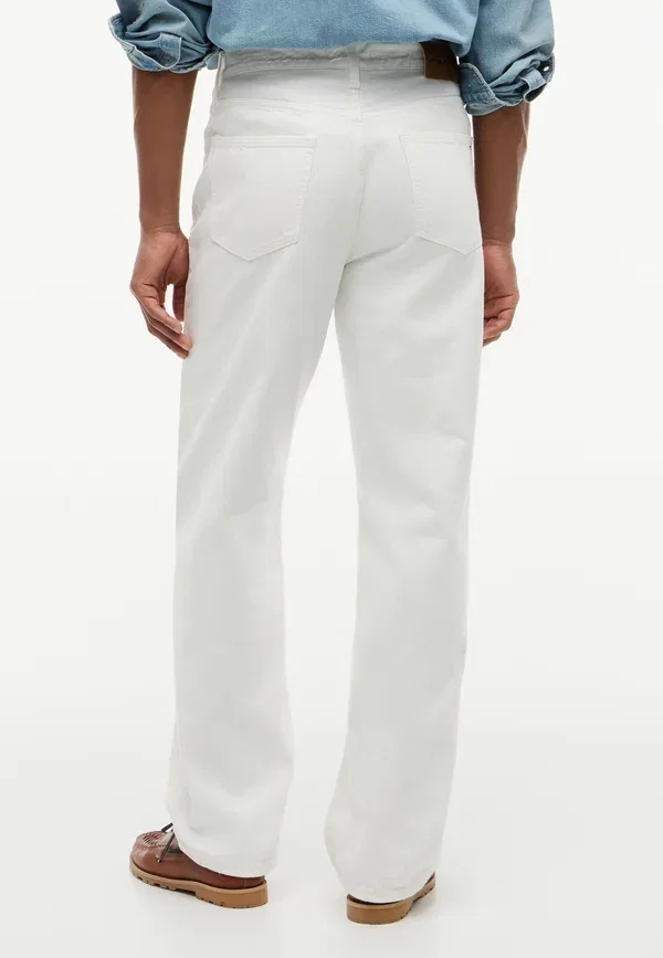 Брюки джинсовые Relaxed river garment dyed Tommy Hilfiger, белый — фото 4