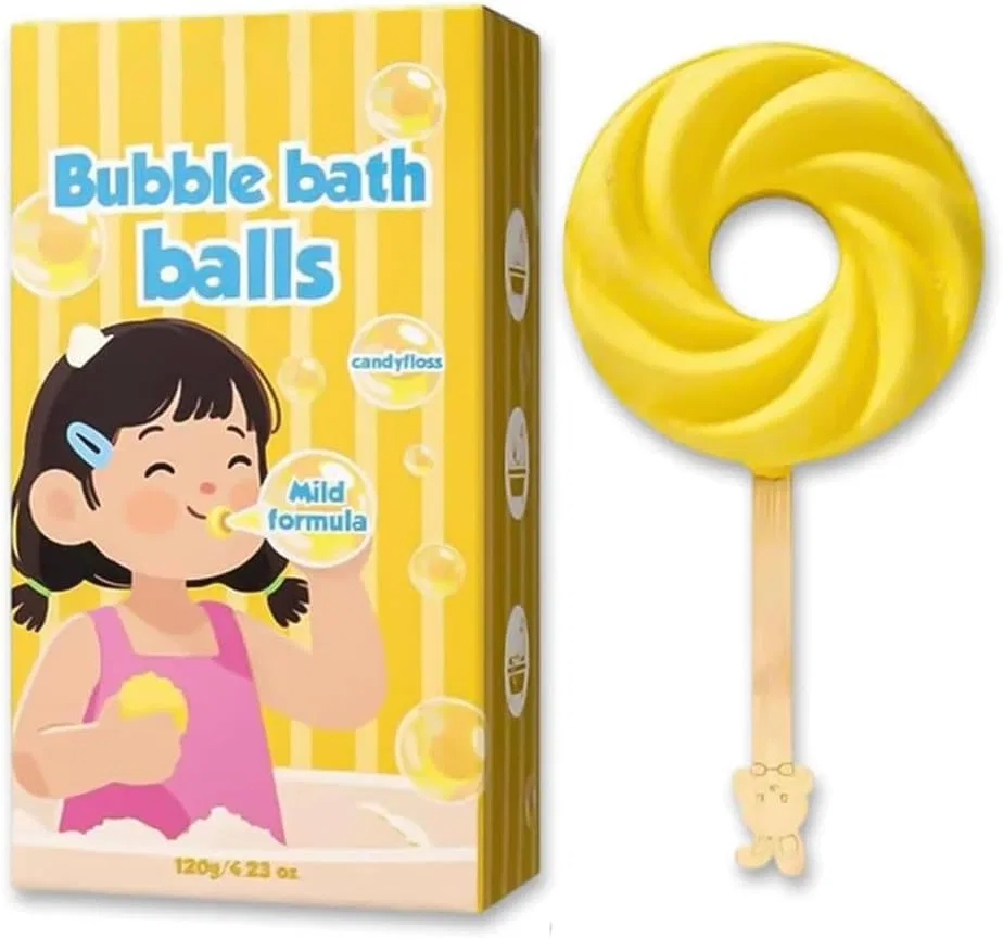 Бомбочка для ванны Lollipop, LUCKKY, 1 шт, Gelb