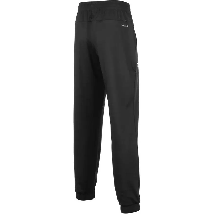 Мужские спортивные штаны с принтом Logo Printed Tapered Leg Pants EMPORIO ARMANI, Black — фото 3