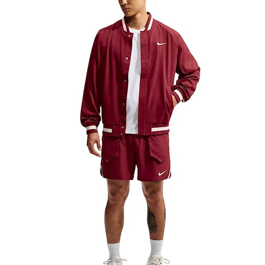 Мужская куртка для тенниса Court Slam x Jannik Sinner UV Dri-Fit Tennis Jacket Asia Sizing 'Tram Red' Nike, Tram Red — фото 2