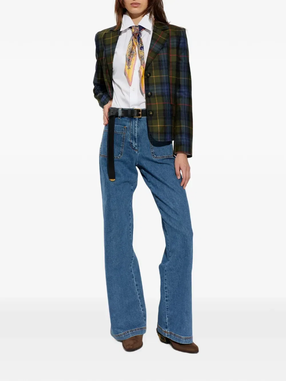 Джинсы с накладными карманами Etro, синий — фото 2