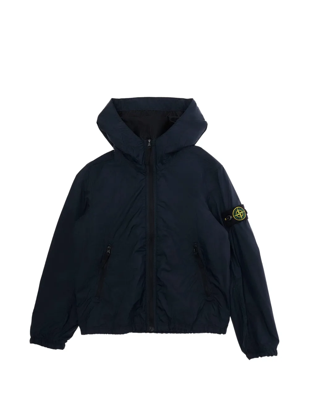 

Куртка с капюшоном и нашивкой с логотипом Stone Island Junior, синий