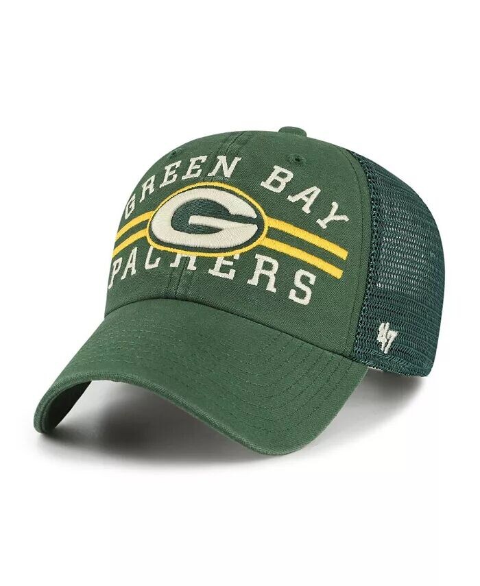 

Мужская кепка '47 Green Bay Packers Highpoint Trucker Clean Up Snapback '47 Brand