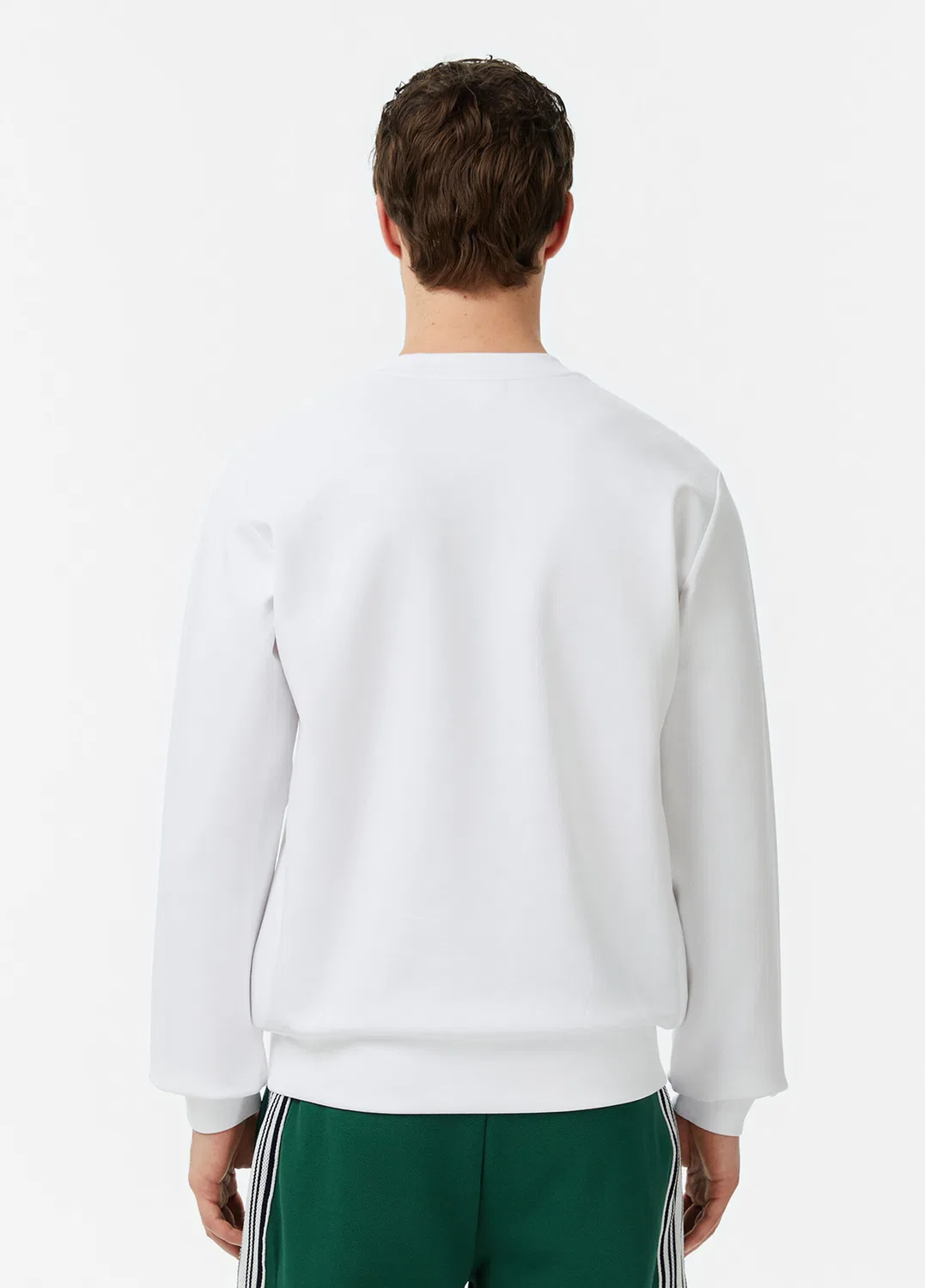 Свитшот Lacoste Classic Fit, белый — фото 2