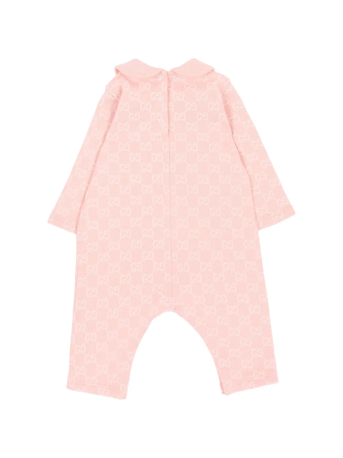 Комплект для новорожденного с монограммой GG Gucci Kids, розовый — фото 3