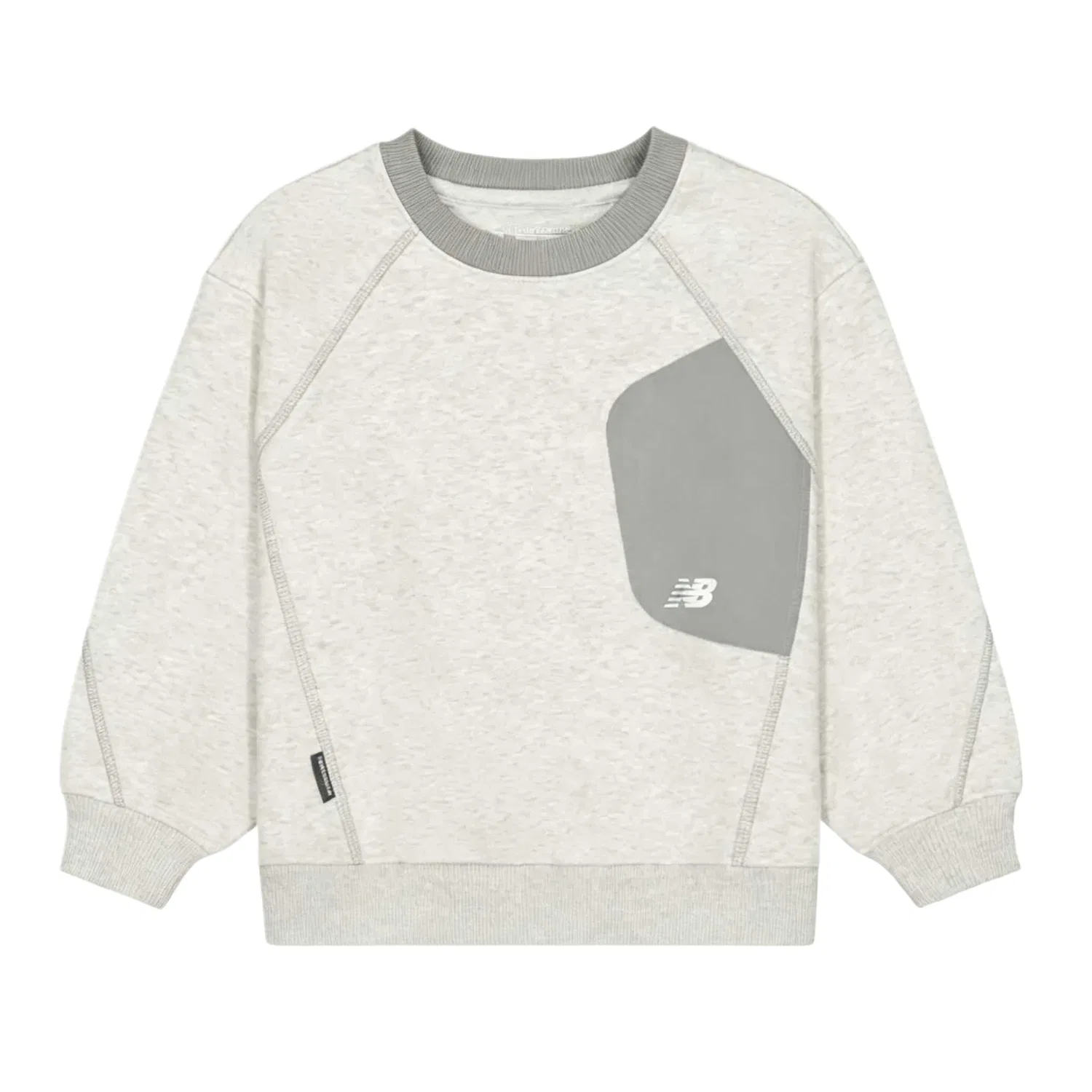 Детский свитшот с круглым вырезом New Balance, Gray
