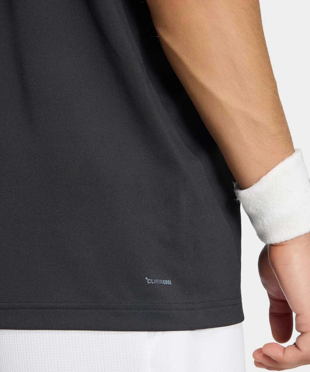 Мужская футболка с коротким рукавом Climacool Tennis Classics Adidas, Черный — фото 4