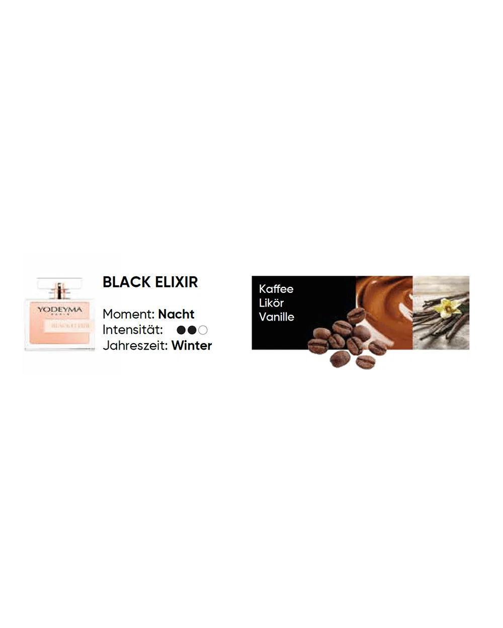 Парфюмерная вода Black Elixir 15 мл Yodeyma, черный — фото 3