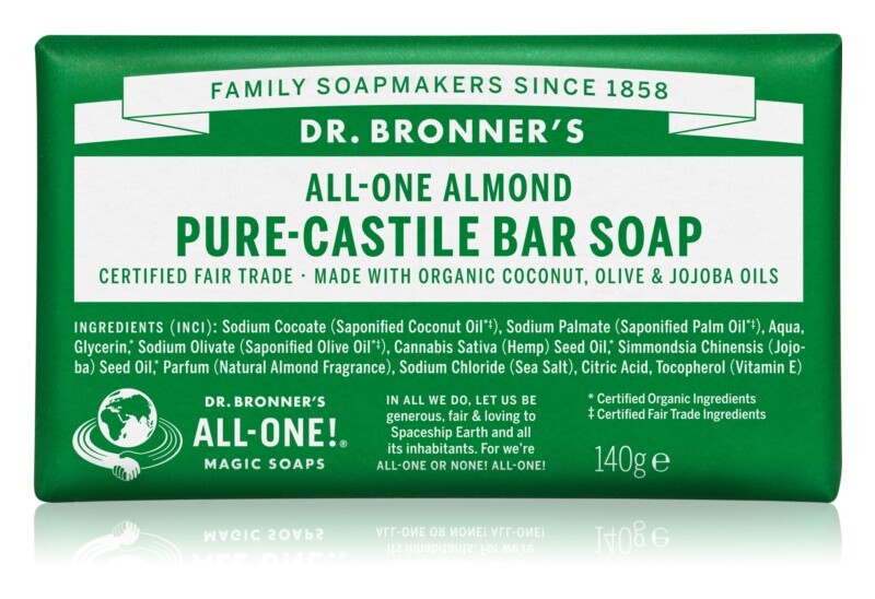 

Кусковое мыло Dr. Bronner’s Almond