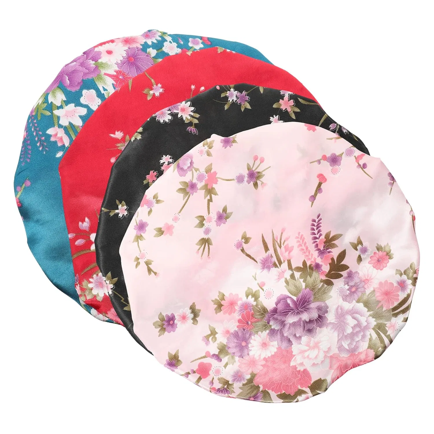 Шапочка для душа Set, Satin, Beatifufu, 3 Pieces, Assorted Colours — фото 4