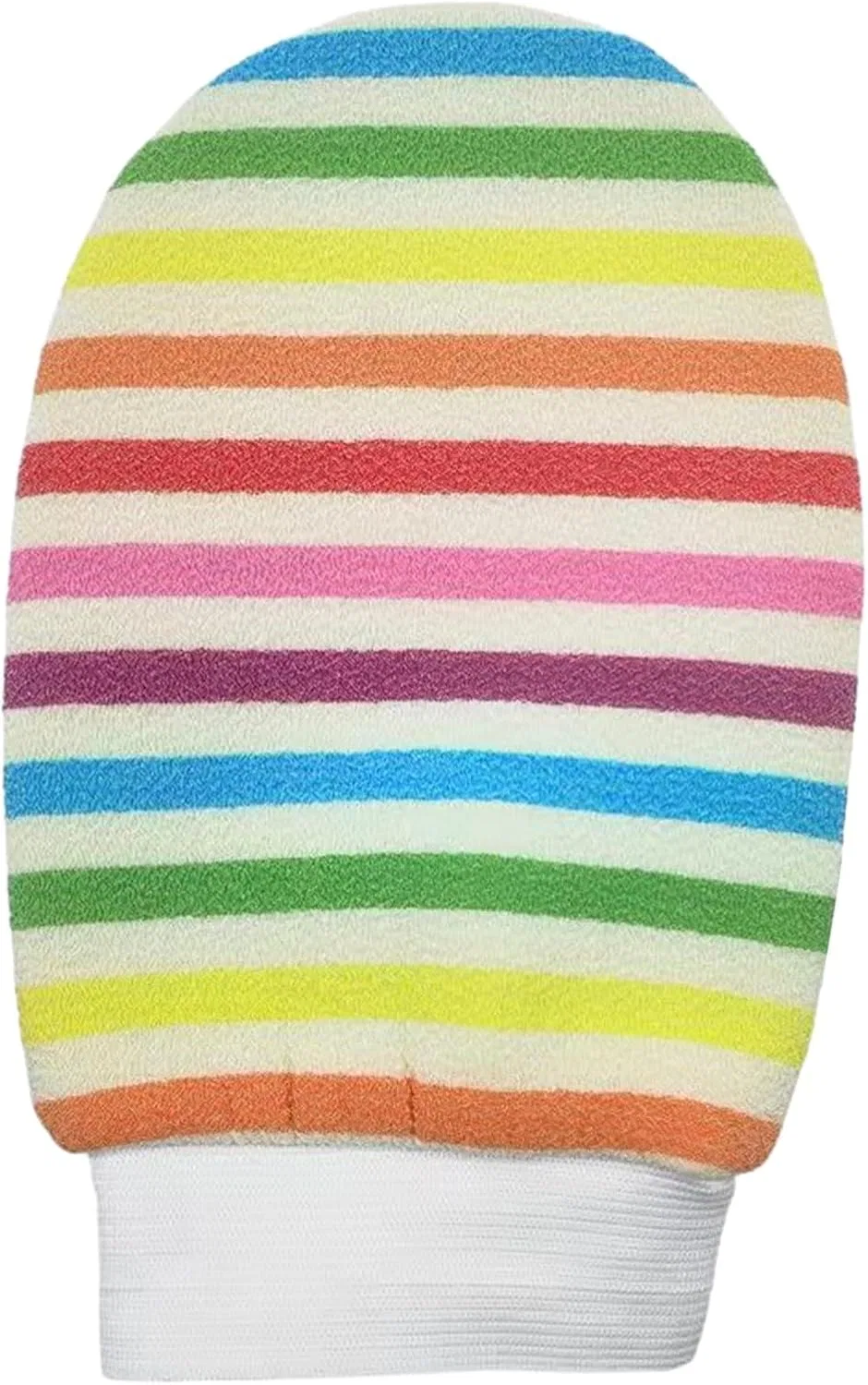 Мочалка-перчатка для душа Rainbow Stripe, SPORTARC, набор 10 шт, 21.5x13.5 см, мультиколор — фото 2