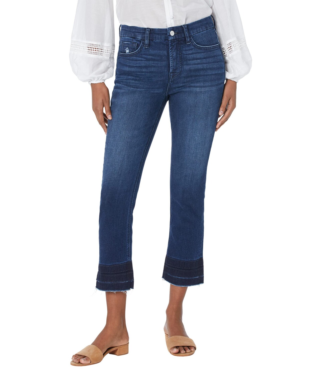 

Джинсы JEN7, Ankle Straight in Destiny Falls