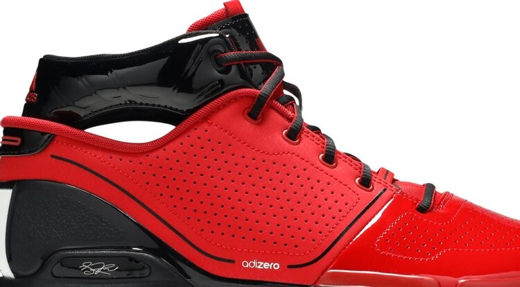 Кроссовки Adidas Adizero Rose 1 'Scarlet', красный — фото 3