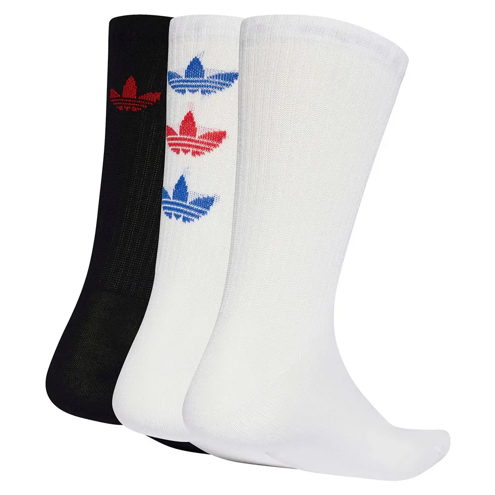 Женские носки с принтом Trefoil Adidas Originals, Black — фото 2