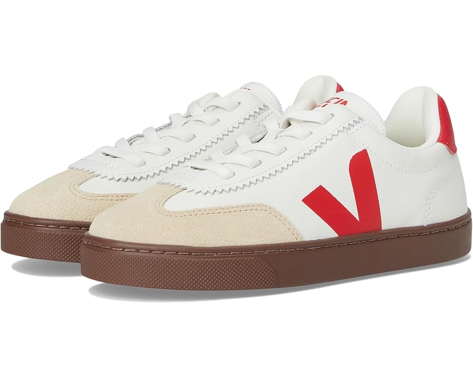 

Детские кроссовки Veja Small Volley (Little Kid/Big Kid) VEJA Kids, White/Pekin/Bark