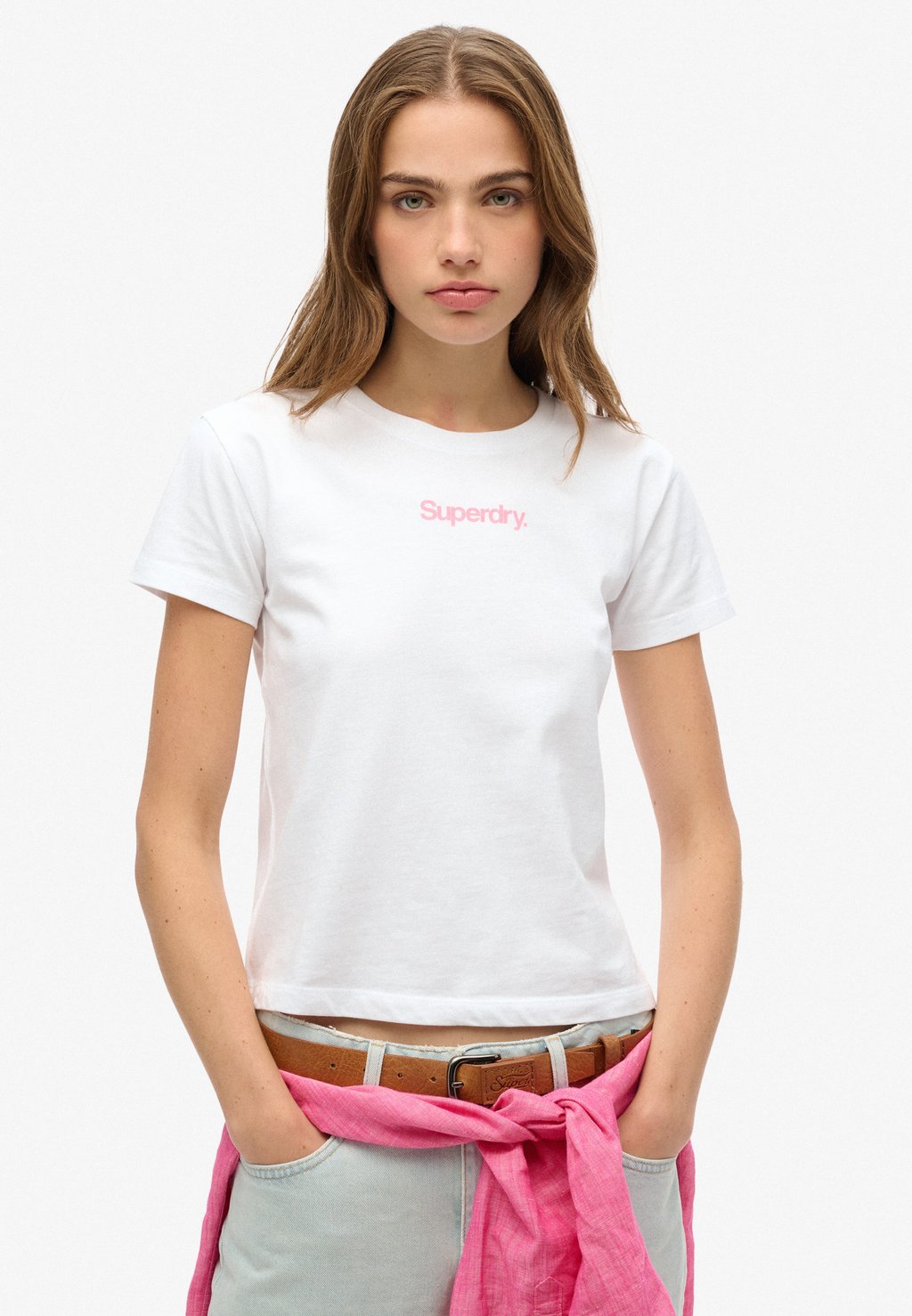 

Футболка с принтом CORE LOGO CITY Superdry, белый