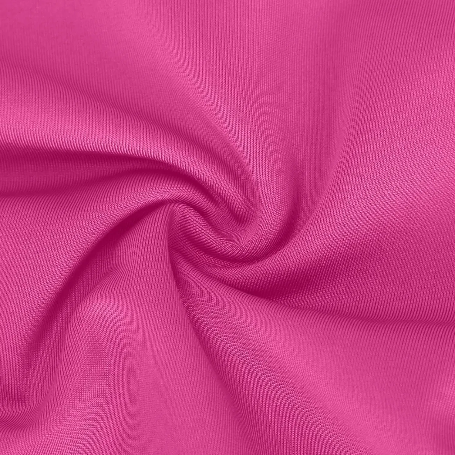 Женский слитный купальник с рукавами-рюшами Generic, Pink-2 — фото 3