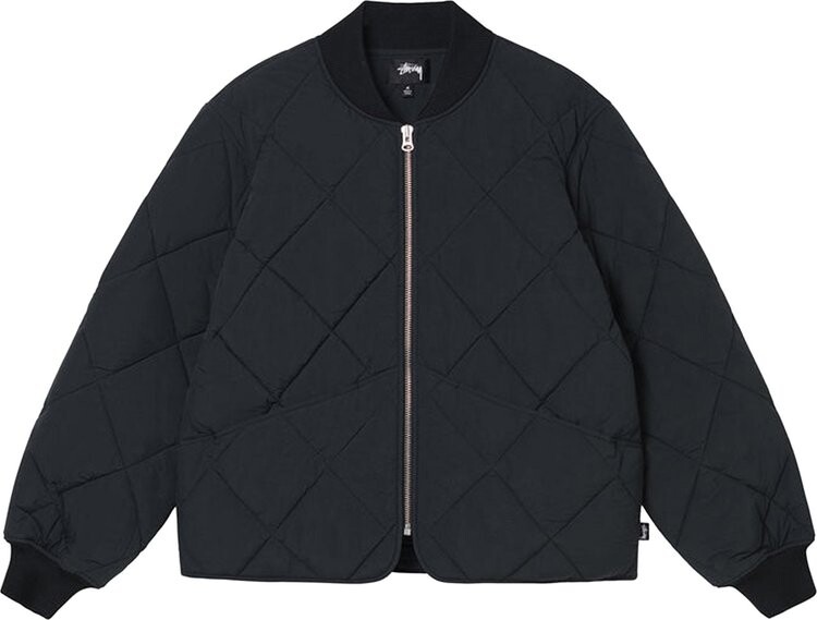 Куртка Stussy Dice Quilted Liner Jacket 'Black', черный