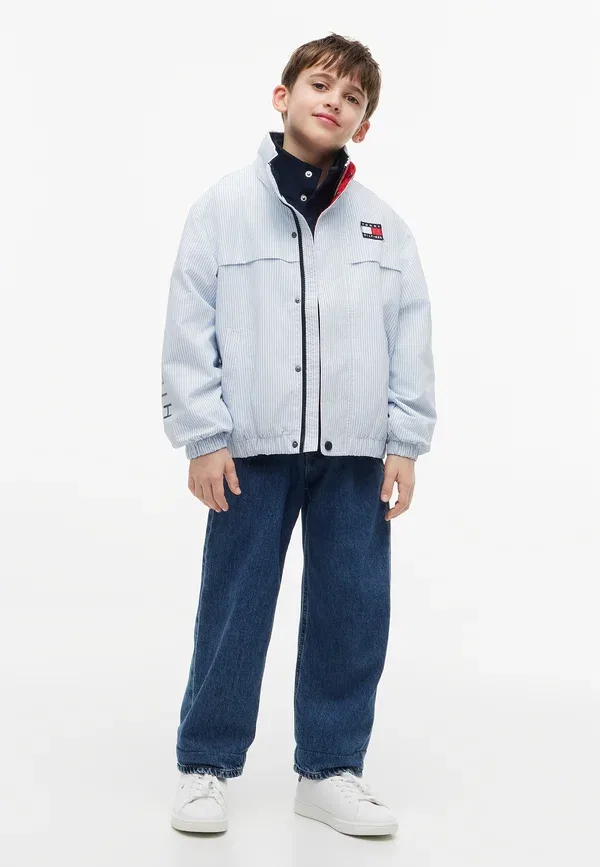 Куртка с капюшоном Regatta Stripe Jacket Tommy Hilfiger, Breezy Blue, синий — фото 2