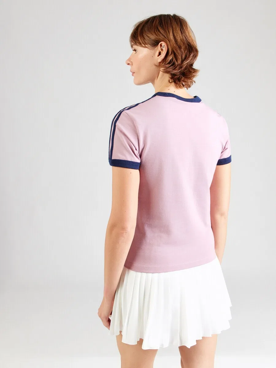 Футболка ADIDAS ORIGINALS сиреневого цвета — фото 4